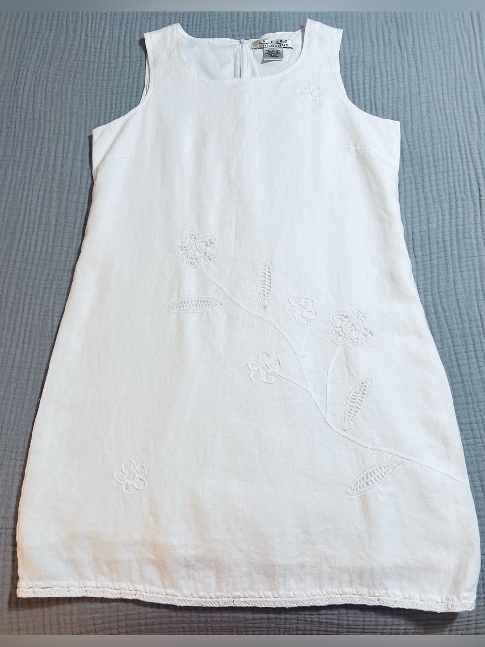 John PaulRichard White 100% Linen Dress